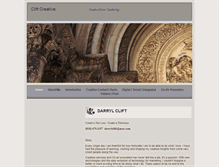 Tablet Screenshot of cliftcreative.com